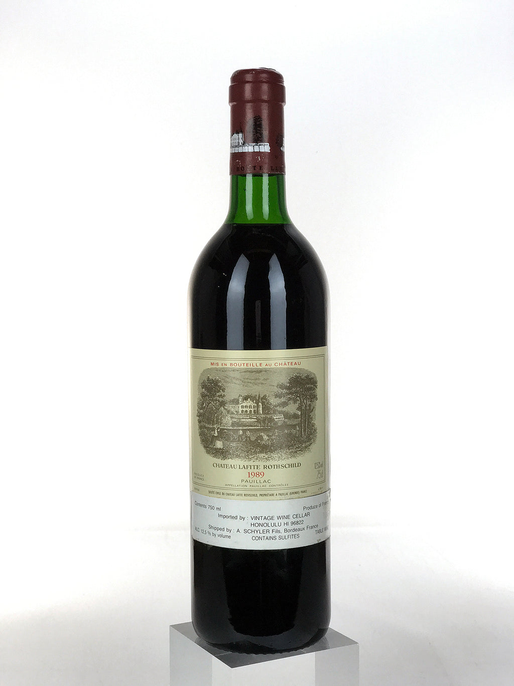 1989 Chateau Lafite Rothschild, Pauillac, Bottle (750ml) [Top Shoulder