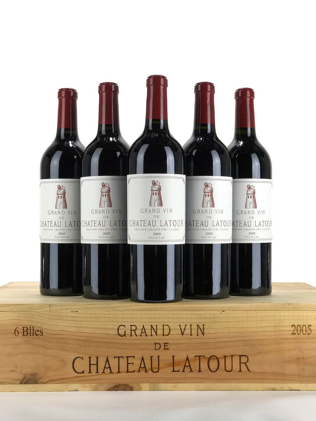 GRAND VIN DE CHATEAU LATOURワイン木箱5個セット BDXLATLATO-PK06-2005-