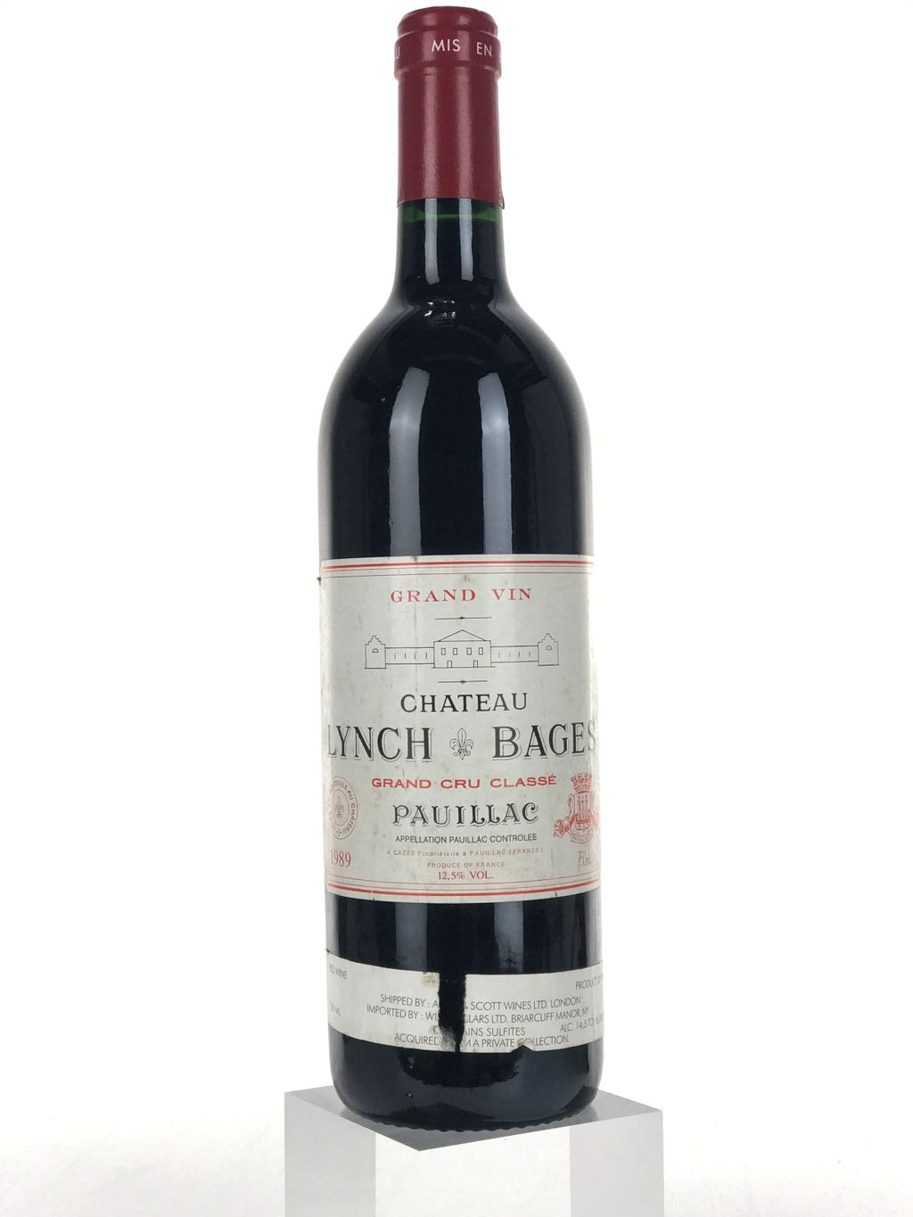1989 Chateau Lynch-Bages, Pauillac, Bottle (750ml) [slightly scuffed l