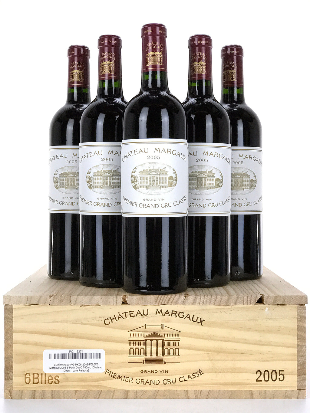 2005 Chateau Margaux, Margaux, Case of 6 btls [Chateau Direct - Late R