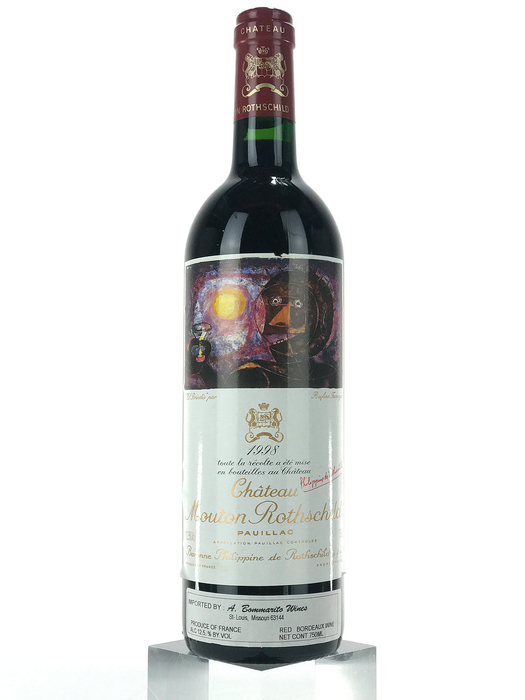 ワイン Mouton Rothschild 750ml BDXMOUMOUT-0750-1998-