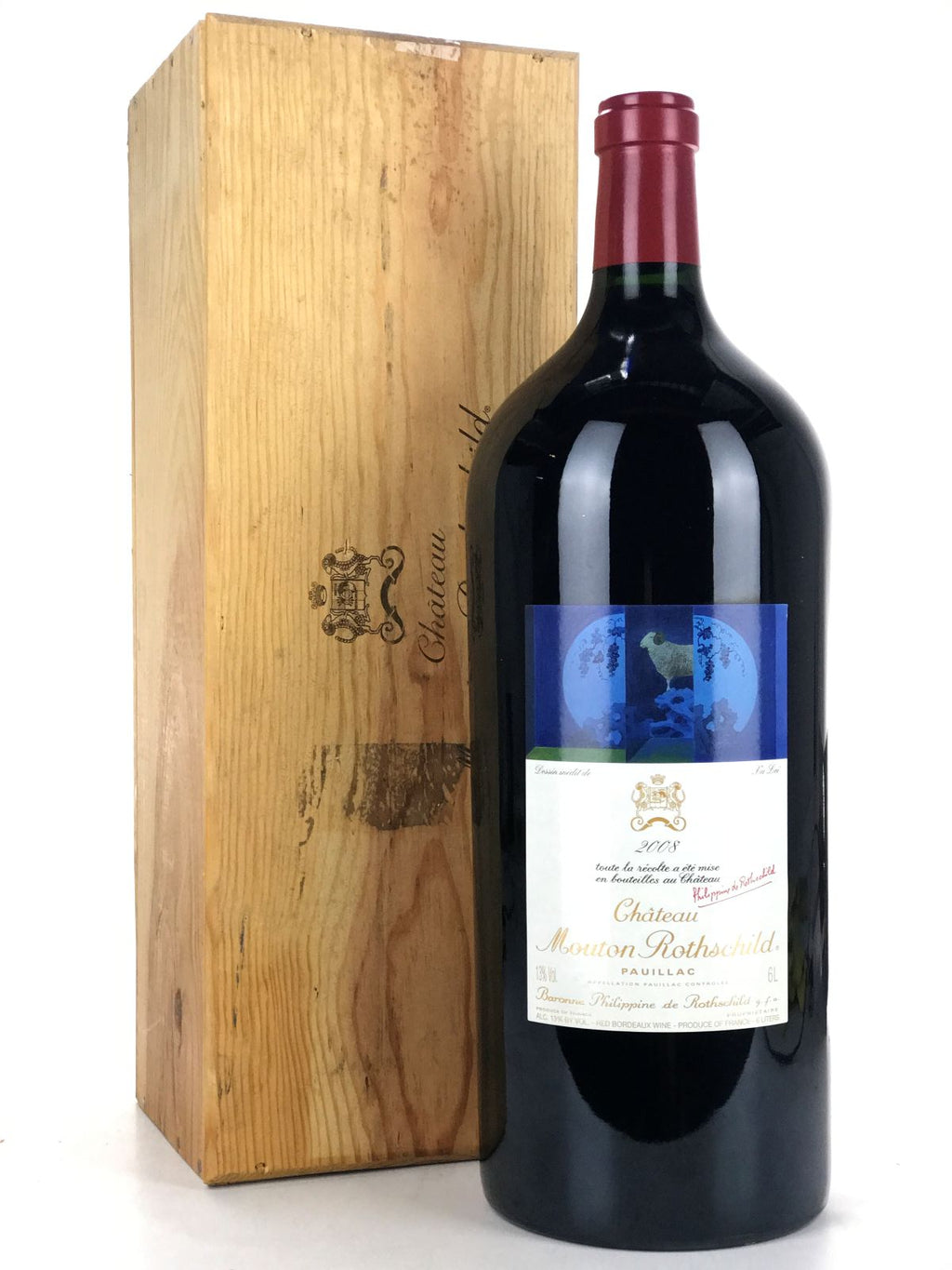 ワイン Chateau Mouton Rothschild 2008 2008 Chateau Mouton Rothschild, Pauillac, 6ltr, OWC