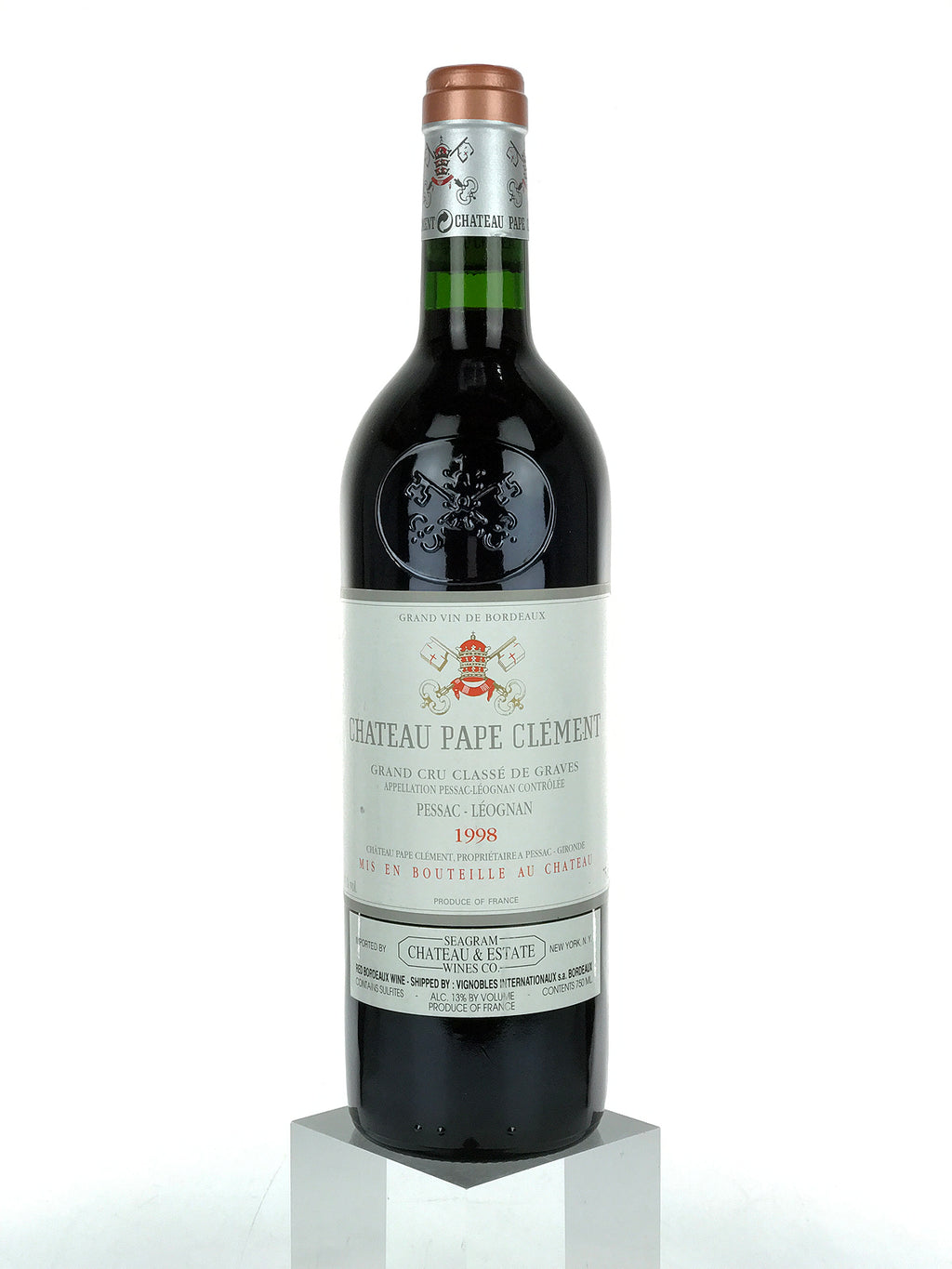 1998 Chateau Pape Clement Cru Classe, Pessac-Leognan, Bottle (750ml)