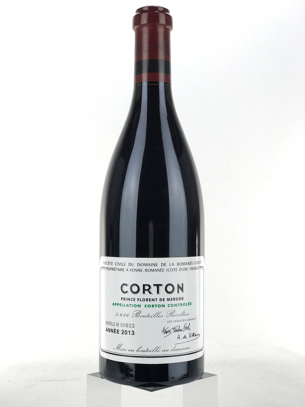 DRC ❣️ ワイン　コルク　栓　ロマネコンティ　2010 2013 2013 Domaine de la Romanee-Conti, DRC, Corton Grand Cru, Prince Floren