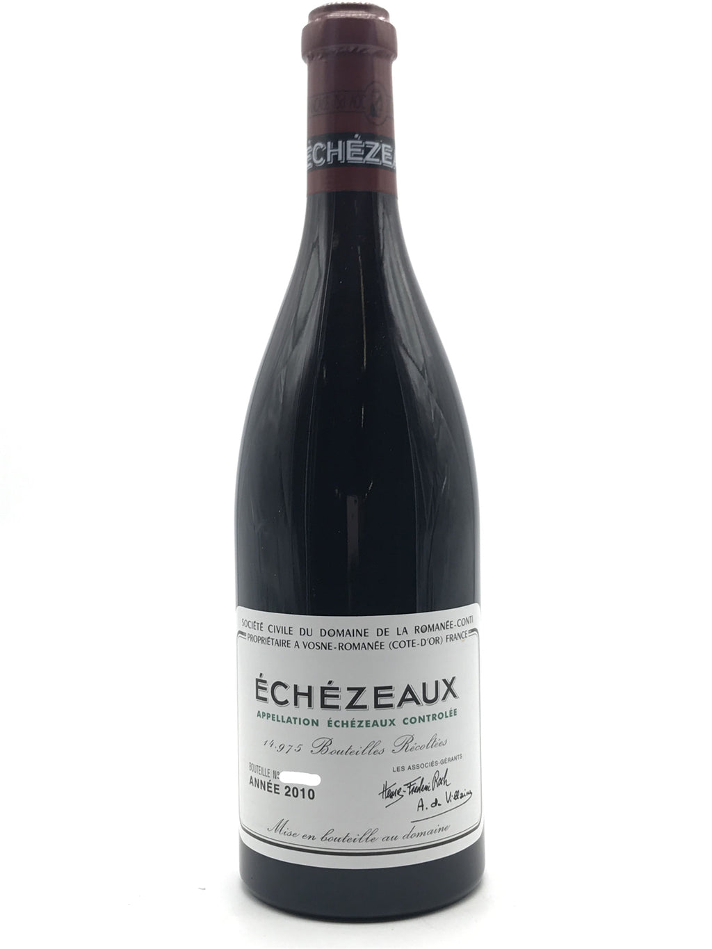 Echezeaux Grand Cru 2010 アンヌグロ BURDRCDREC-0750-2010-