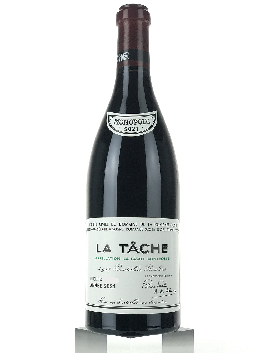 2021 Domaine de la Romanee-Conti, DRC, La Tache Grand Cru, Bottle (750