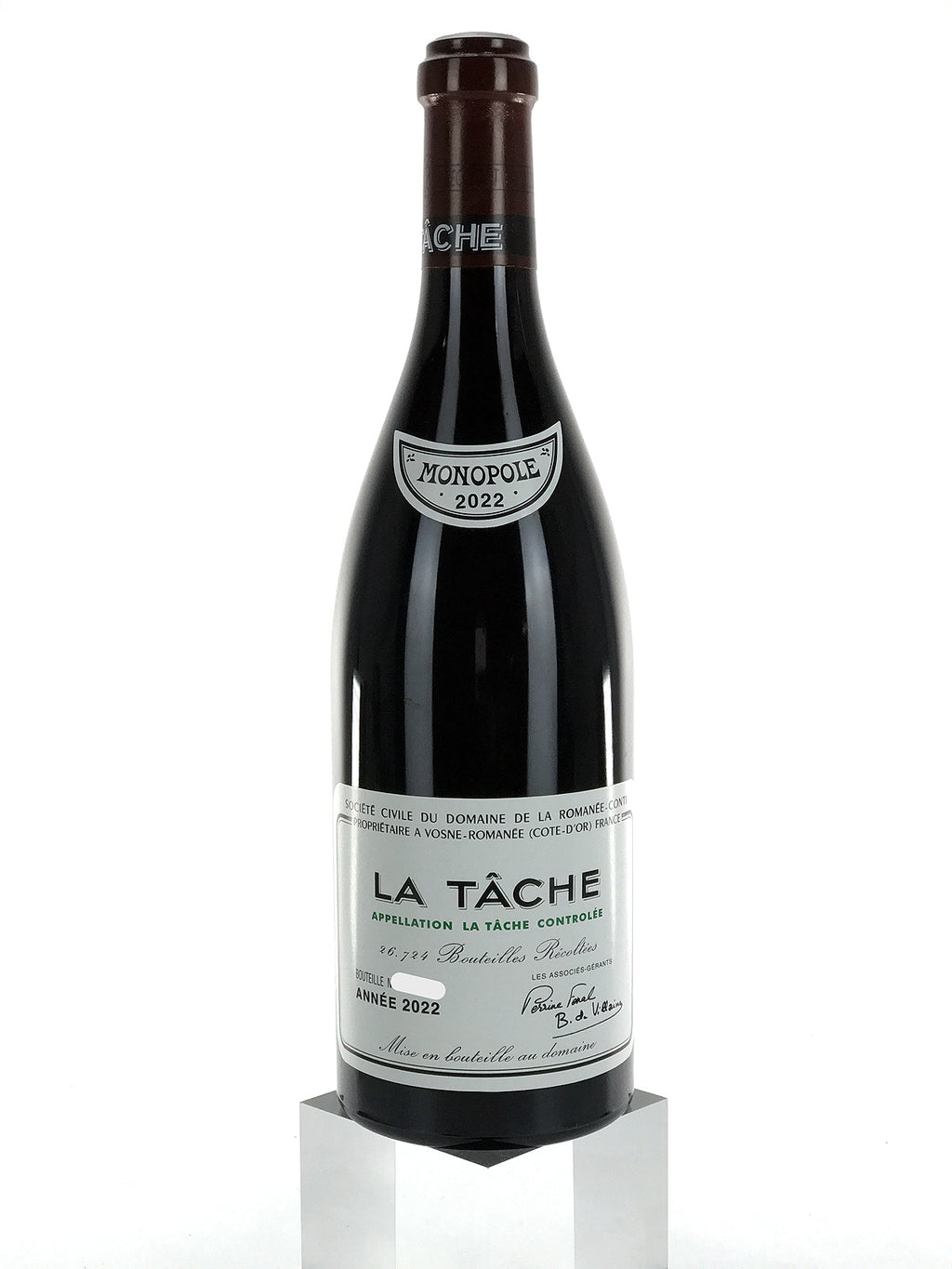 2022 Domaine de la Romanee-Conti, DRC, La Tache Grand Cru, Bottle (750