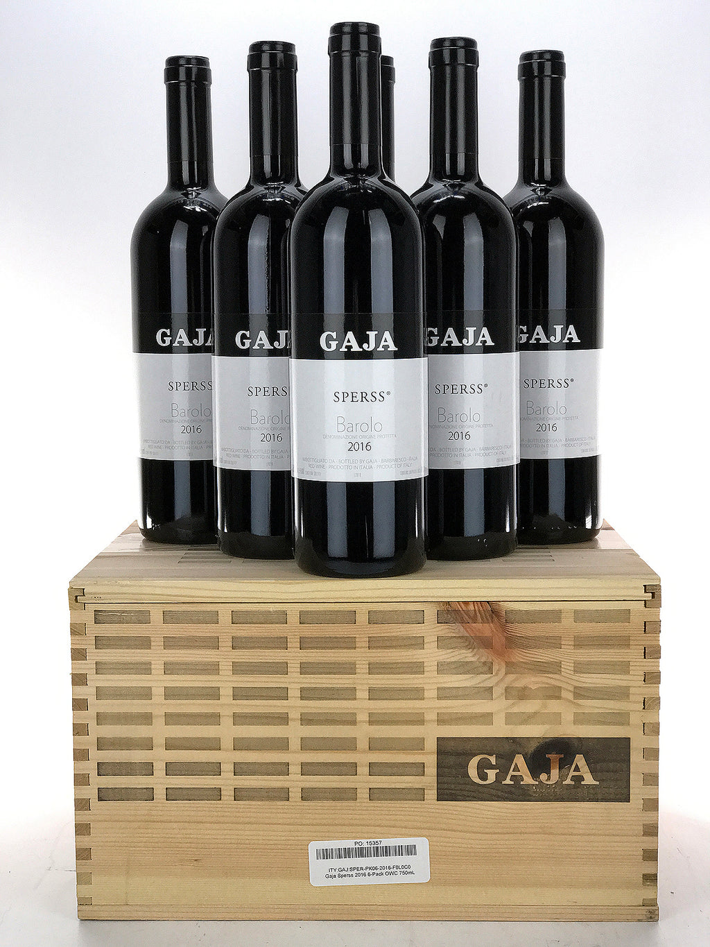GAJA SPERSS BAROLO 1994 375ml 2本セット 2016 Gaja Sperss Langhe, Barolo, Piedmont, Case of 6 Btls