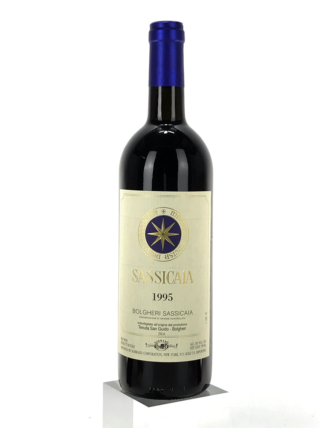 B*9様 SASSICAIA サッシカイア1995 イタリア 750ml 1995 Sassicaia, Tenuta San Guido, Bolgheri, Tuscany, Bottle (750ml)