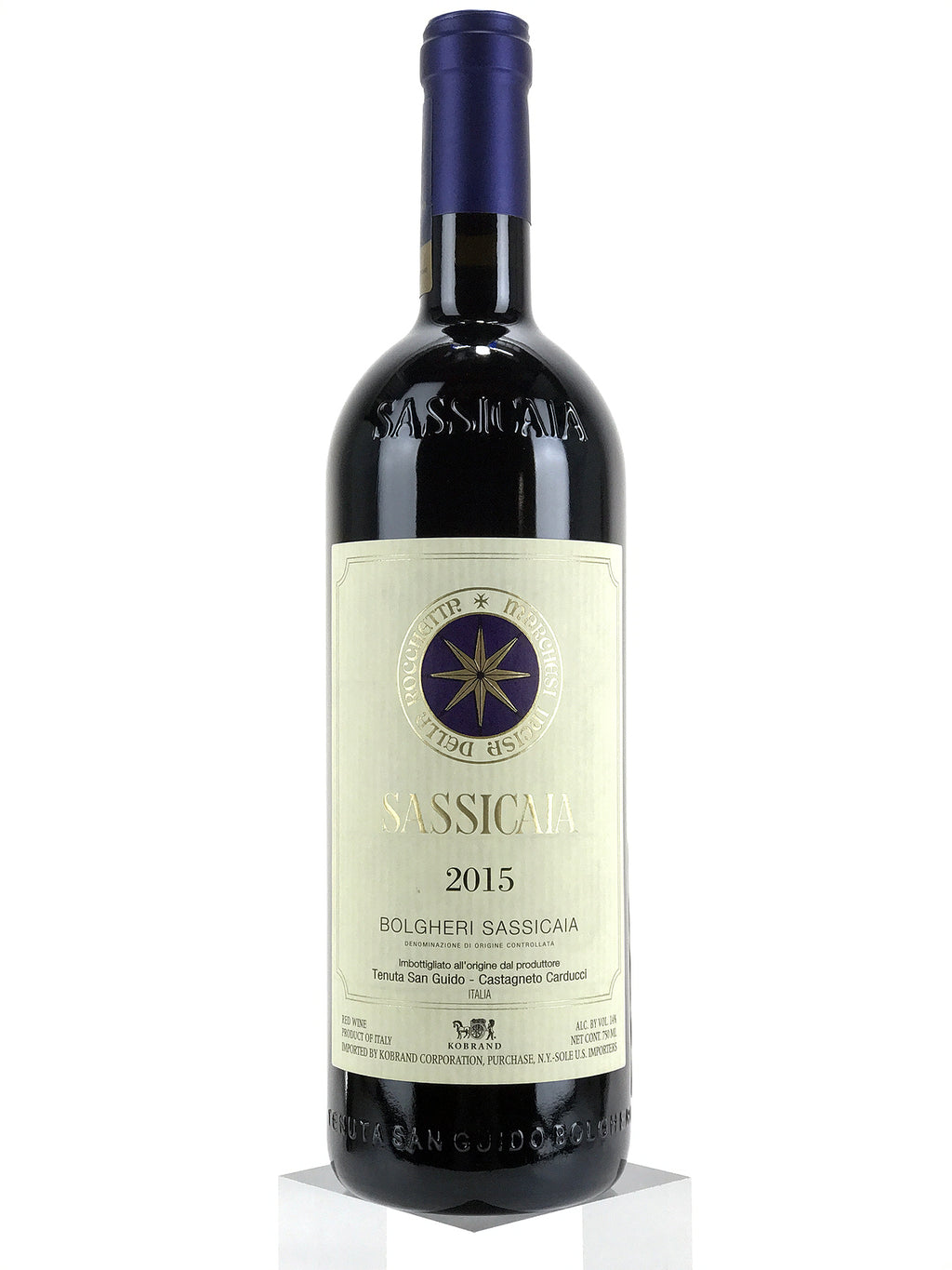 Sassicaia 2015 赤ワイン 750ml ITYSASSASS-0750-2015-