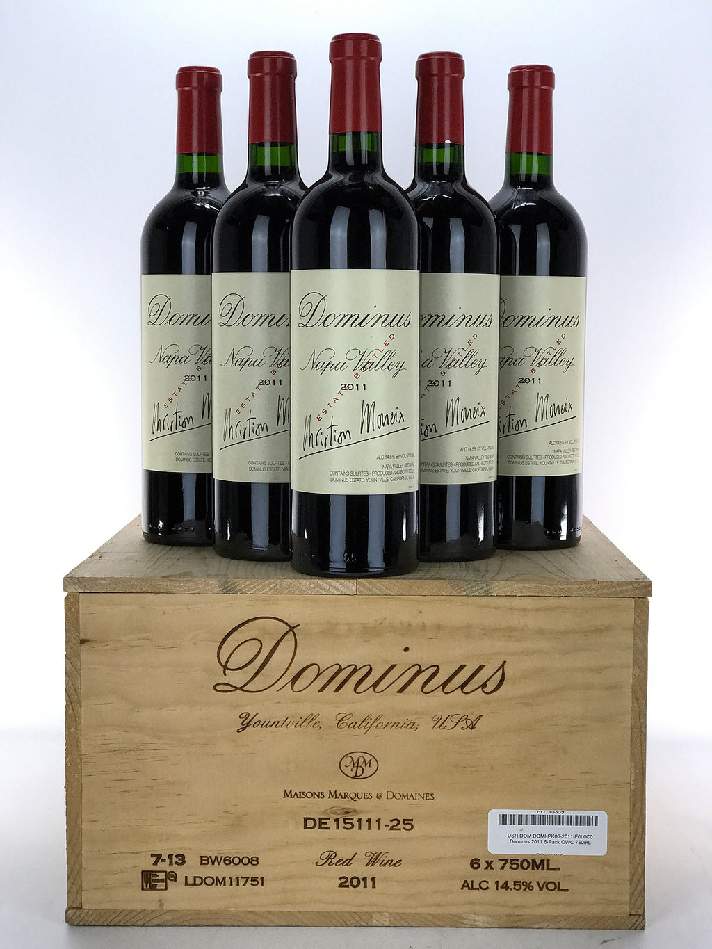 2011 Dominus Estate, Christian Moueix, Napa Valley, Case of 6 btls