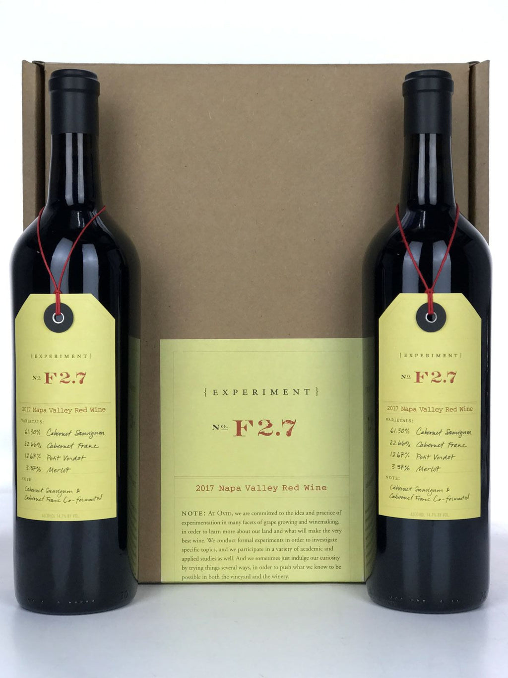 2017 Ovid Experiment No. F2.7 Red, Napa Valley, Case of 6 btls