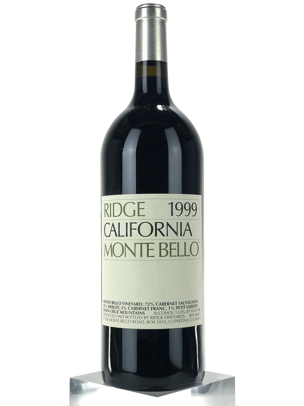 1999 Ridge, California Monte Bello, Santa Cruz Mountains