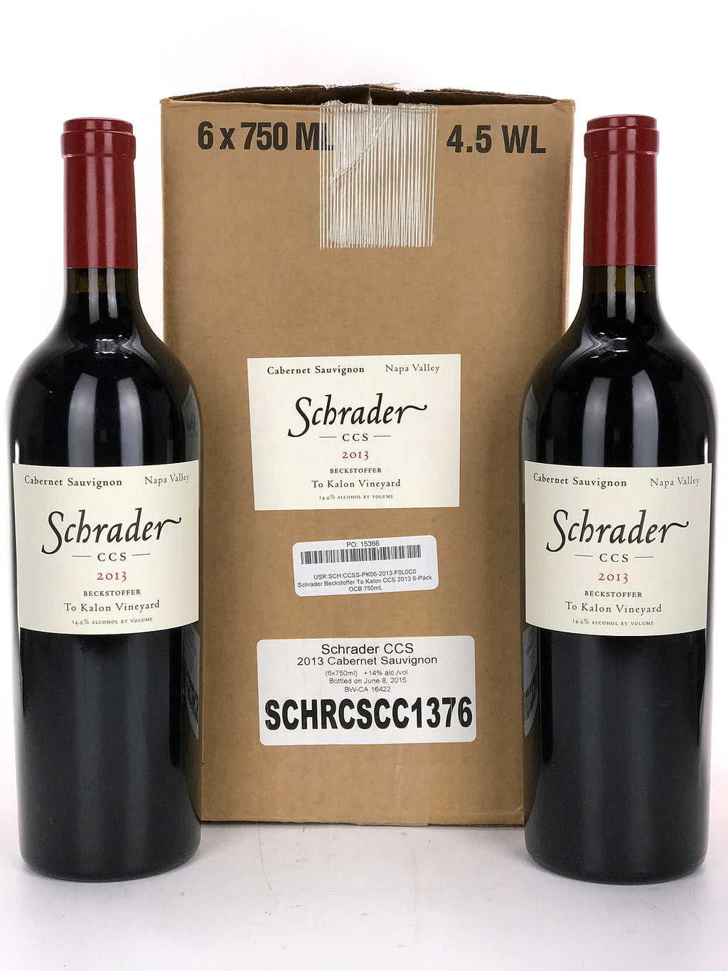 2013 Schrader Cellars, CCS Beckstoffer To Kalon Vineyard Cabernet Sauv