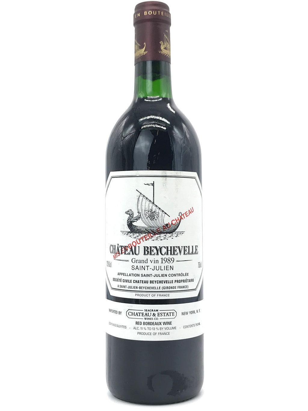 1989 Chateau Beychevelle, Saint-Julien, Bottle (750ml)