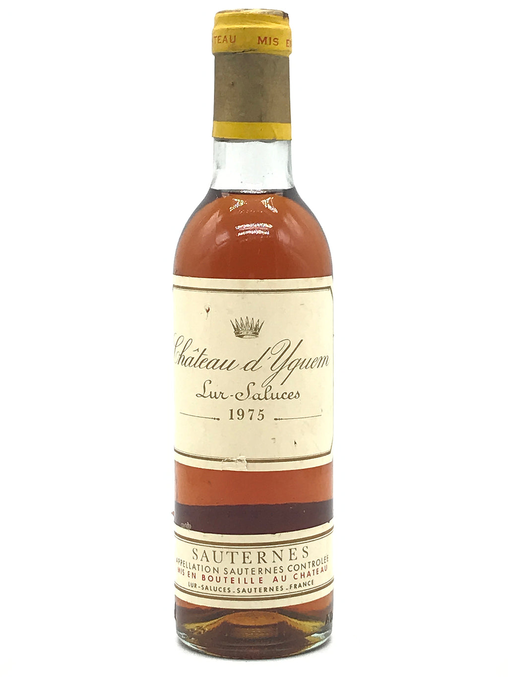 1975 Chateau d'Yquem, Sauternes, Half Bottle (375ml)