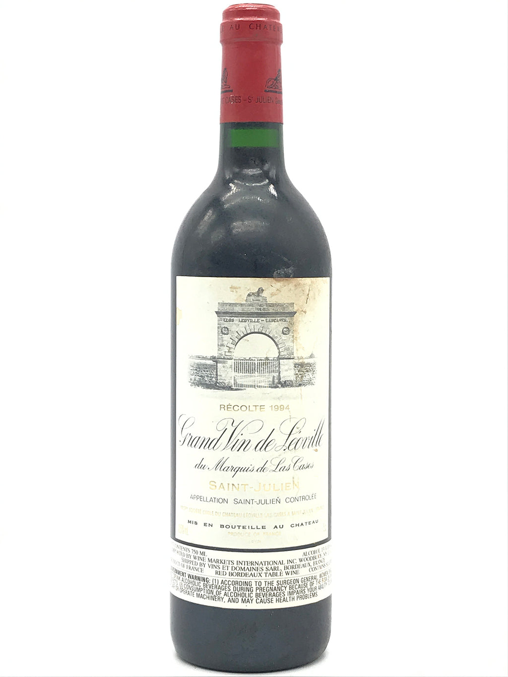 1994 Chateau Leoville-Las Cases, Grand Vin, Saint-Julien, Bottle (750m