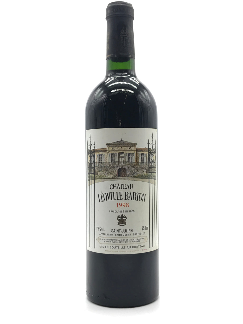 1998 Chateau Leoville Barton, Saint-Julien, Bottle (750ml)