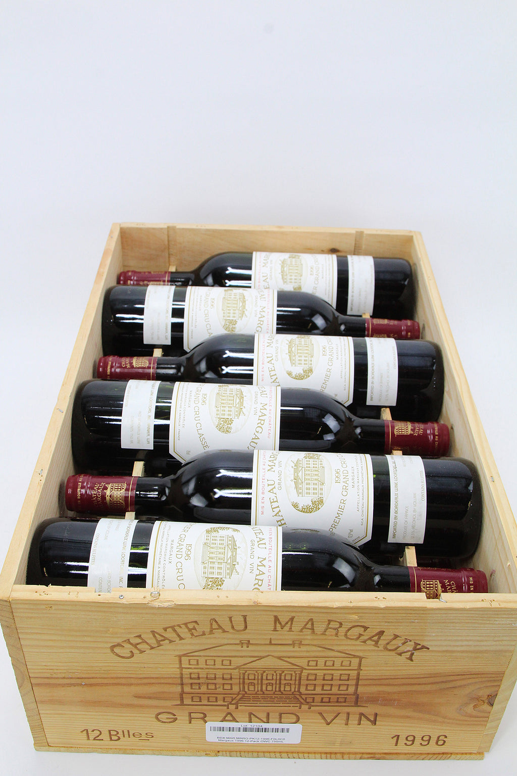 1996 Chateau Margaux, Margaux, Case of 12 btls