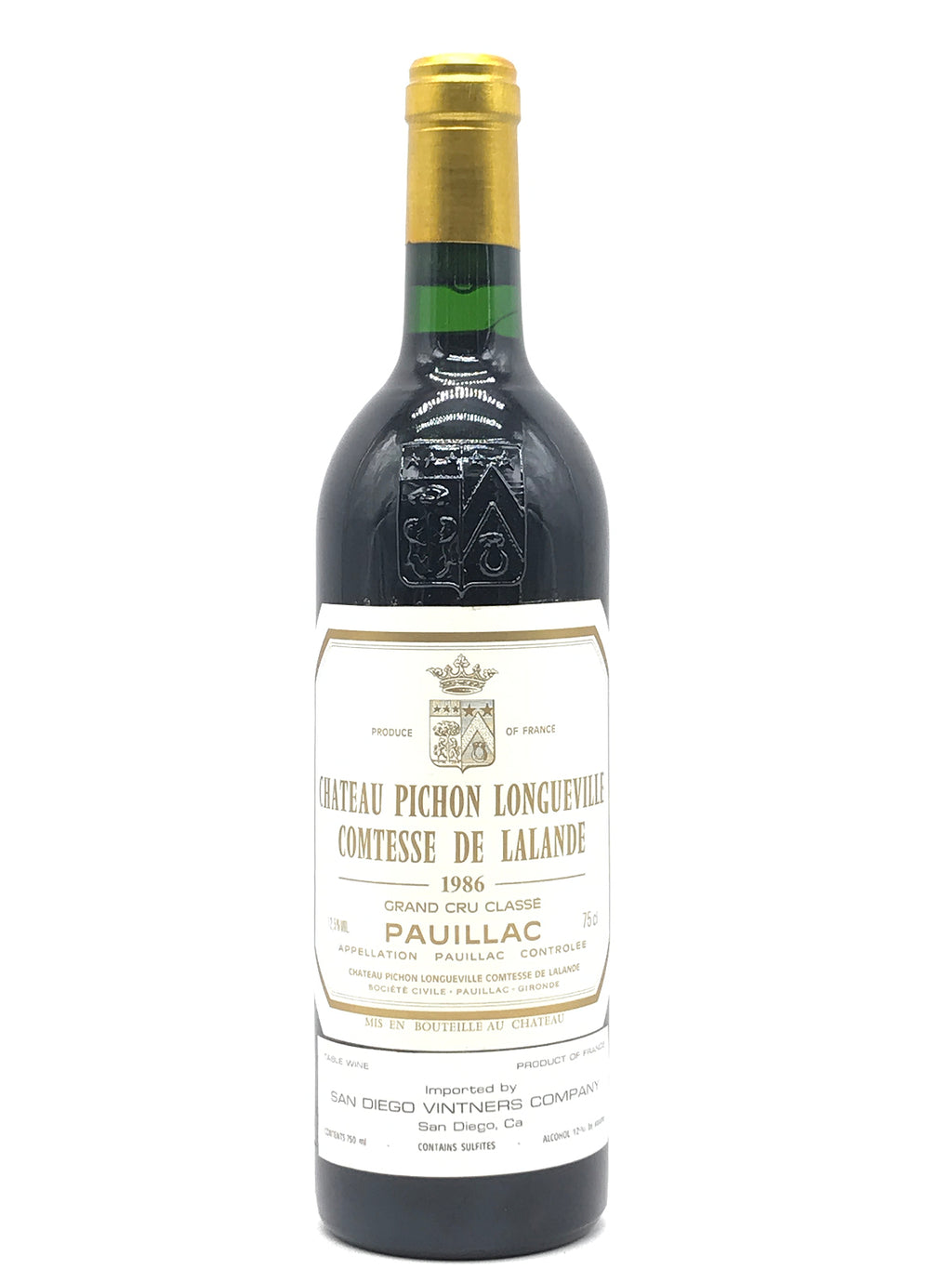 1986 Chateau Pichon Lalande, Pauillac, Bottle (750ml)