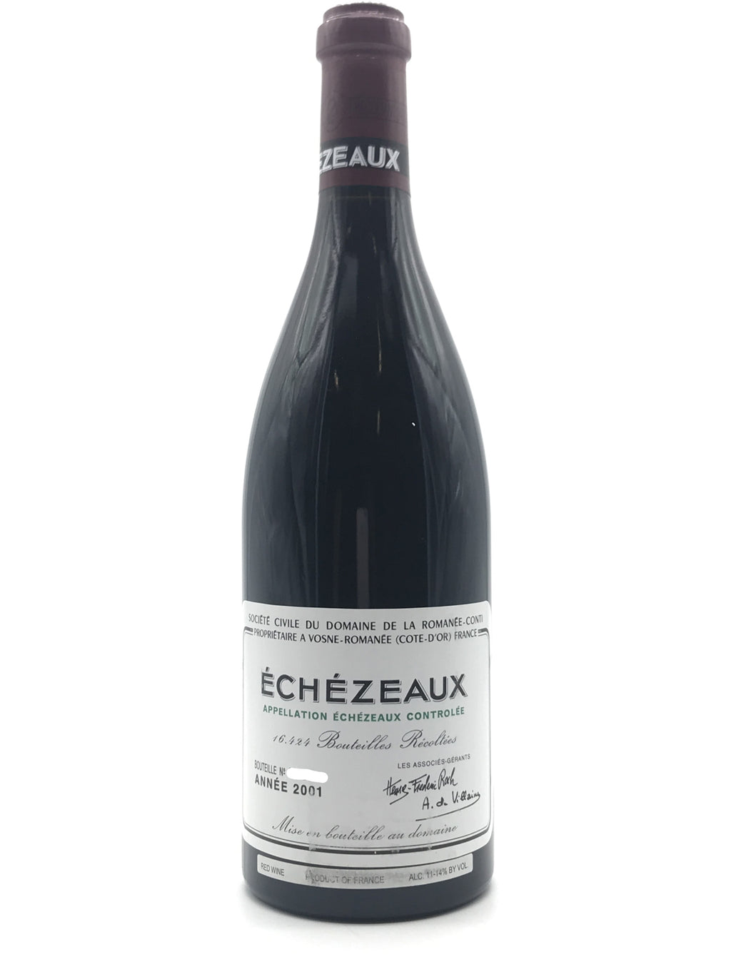 2001 Domaine de la Romanee-Conti, DRC, Echezeaux Grand Cru, Bottle (750ml)