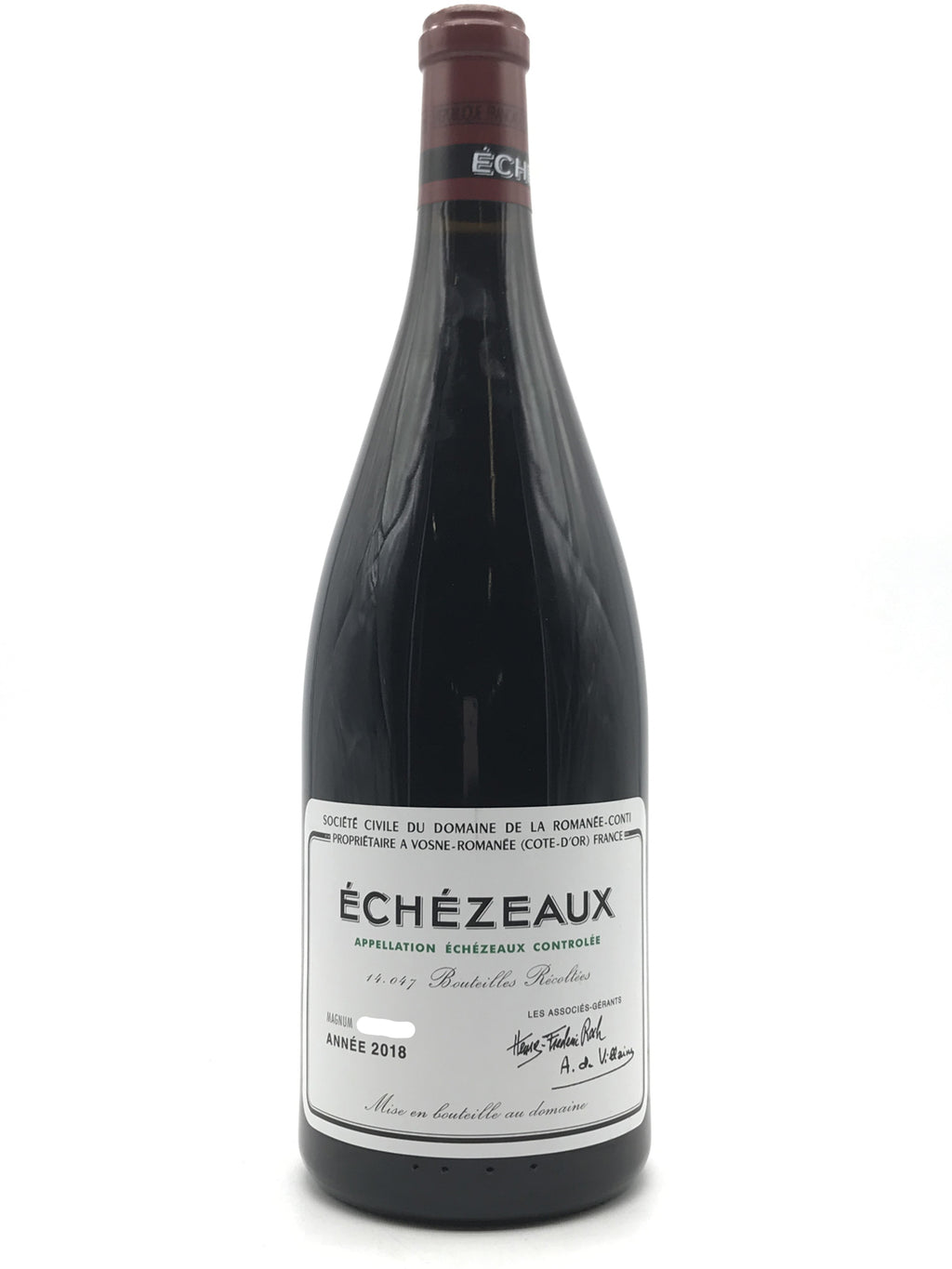 2018 Domaine de la Romanee-Conti, DRC, Echezeaux Grand Cru, Magnum (1.