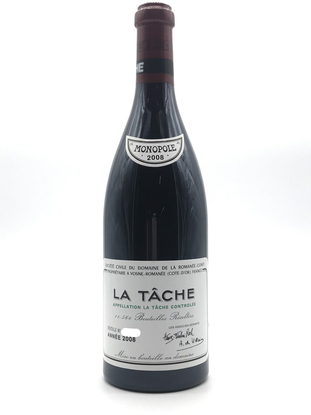 2008 Domaine de la Romanee-Conti, DRC, La Tache Grand Cru, Bottle (750ml)