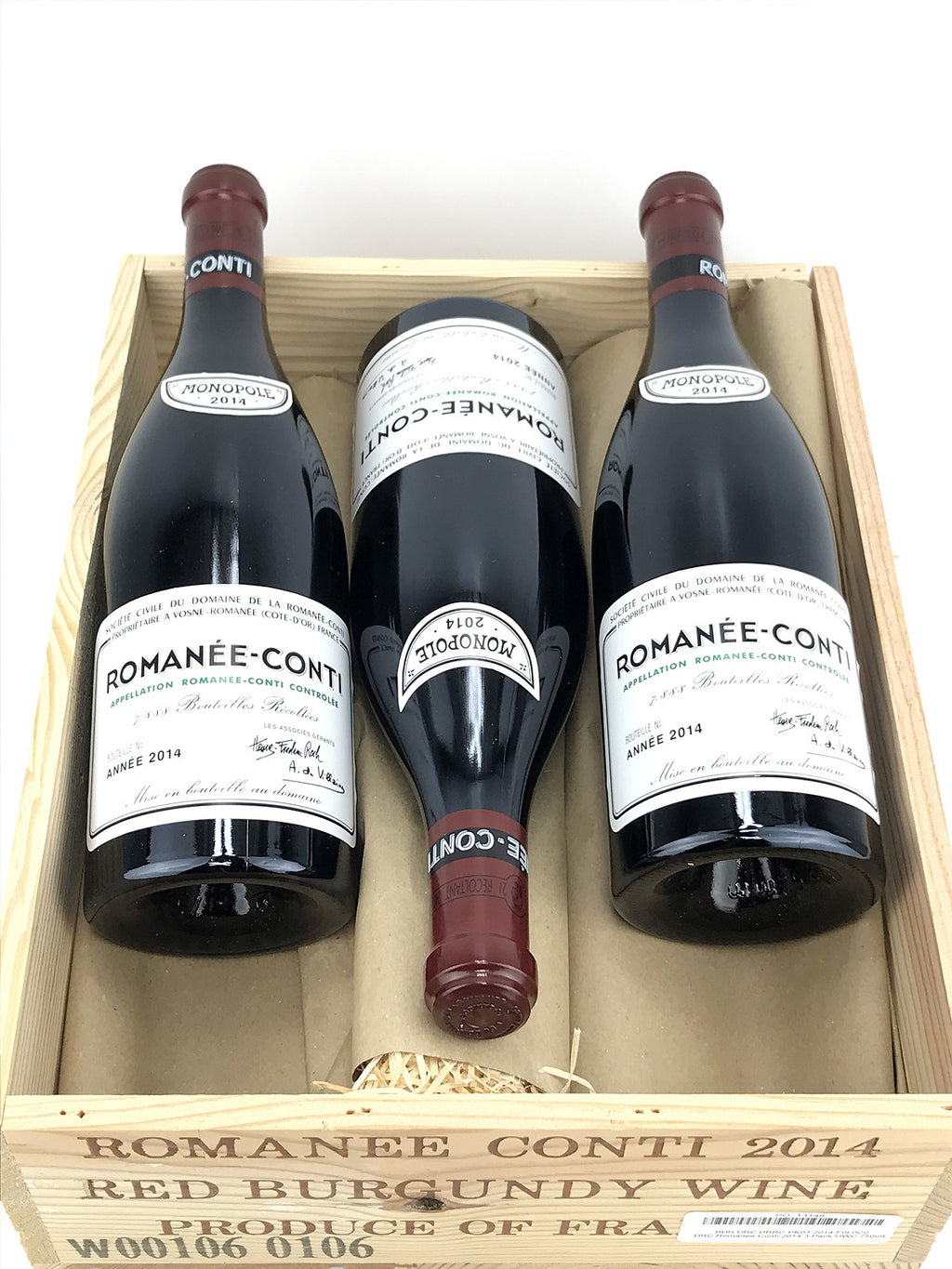 2014 Domaine de la Romanee-Conti, DRC, Romanee-Conti Grand Cru, Case o