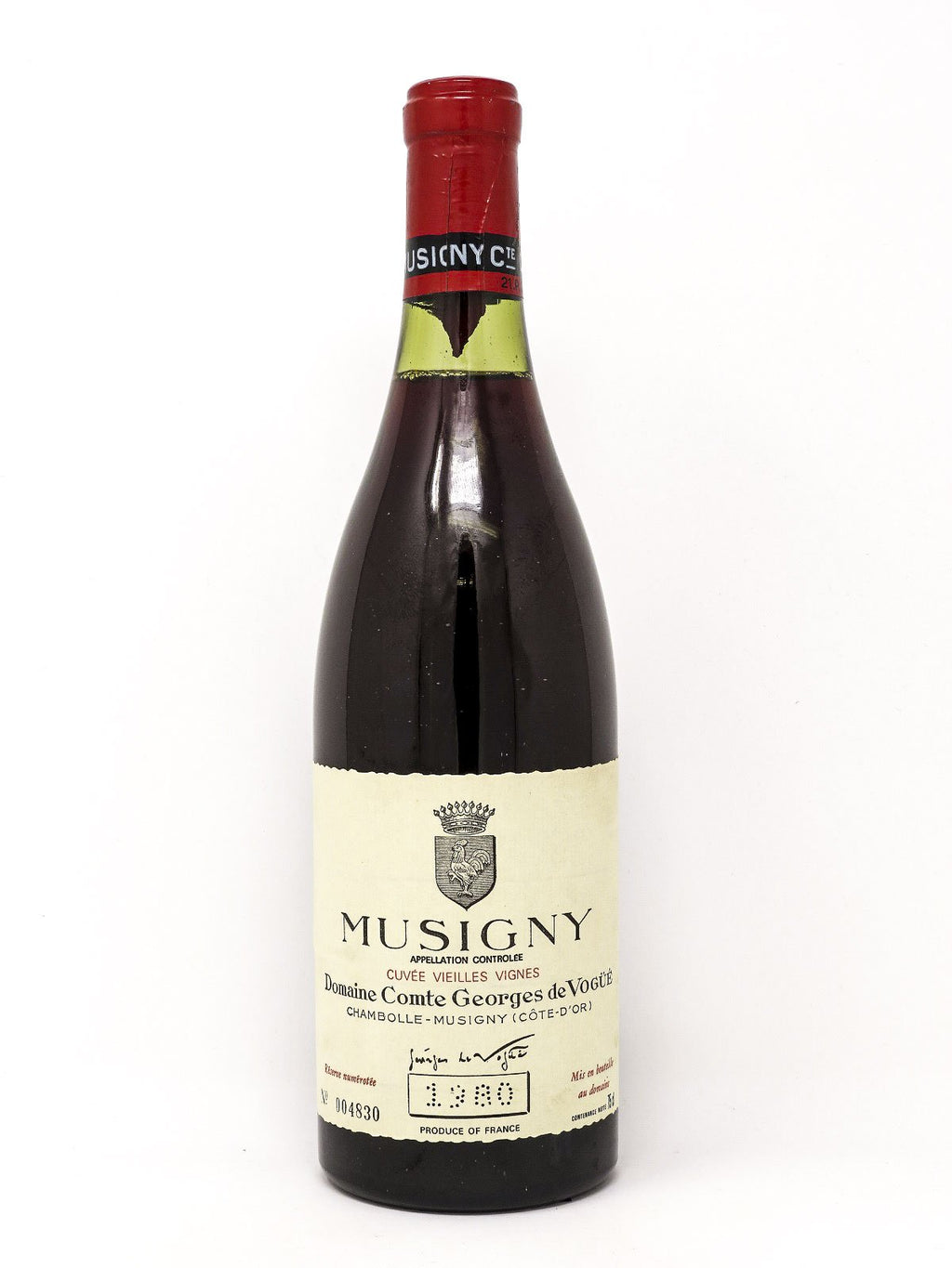 1980 Domaine Comte Georges de Vogue, Musigny Grand Cru, Cuvee