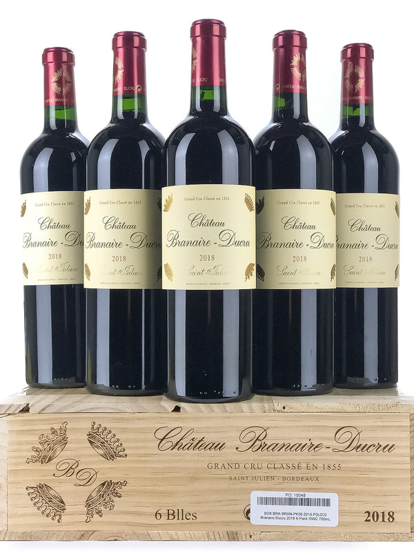 2018 Chateau Branaire-Ducru, Saint-Julien, Case of 6 btls