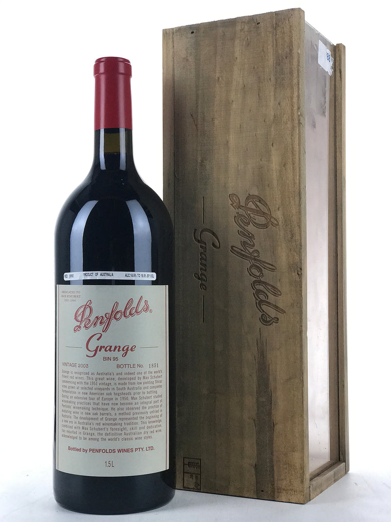 2003 Penfolds, Grange Hermitage, South Australia, Magnum (1.5L), OWC