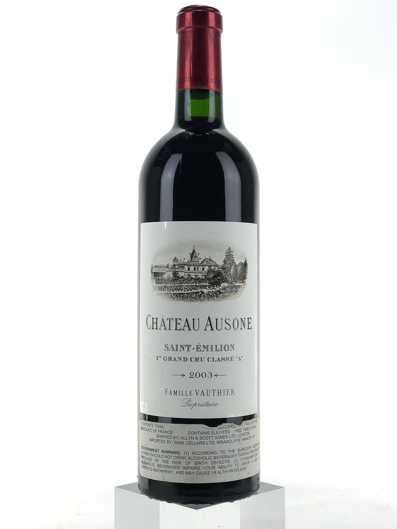 2003 Chateau Ausone, Saint-Emilion, Bottle (750ml)