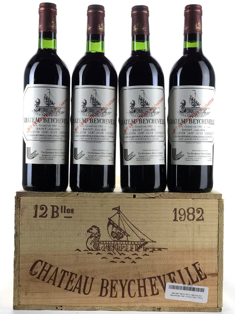 1982 Chateau Beychevelle, Saint-Julien, Case of 12 btls