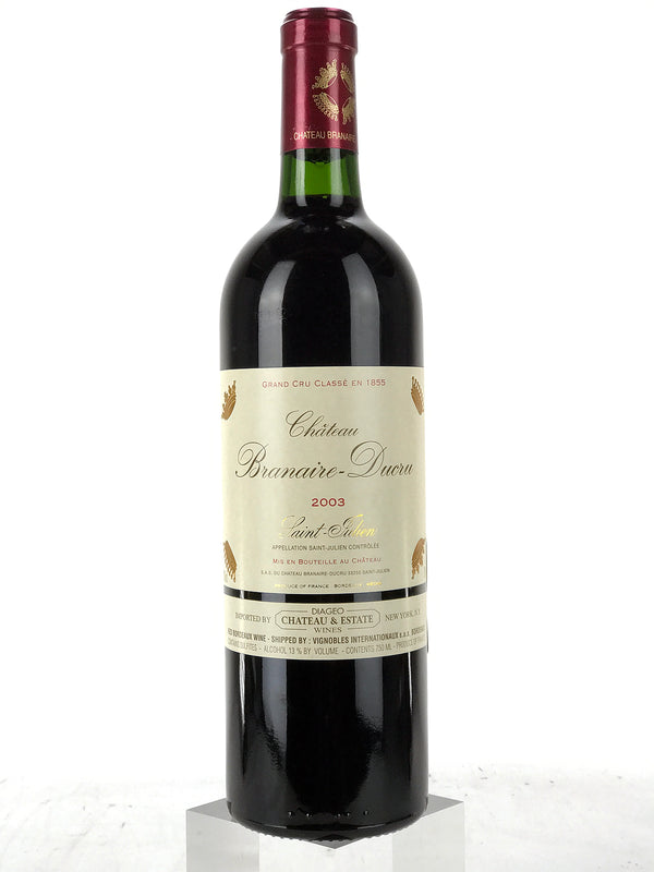 2003 Chateau Branaire-Ducru, Saint-Julien, Bottle (750ml)