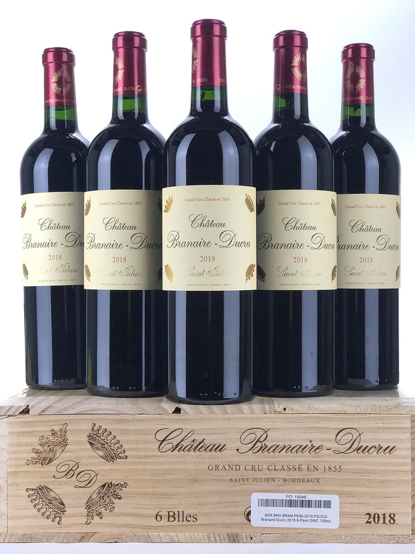 2018 Chateau Branaire-Ducru, Saint-Julien, Case of 6 btls