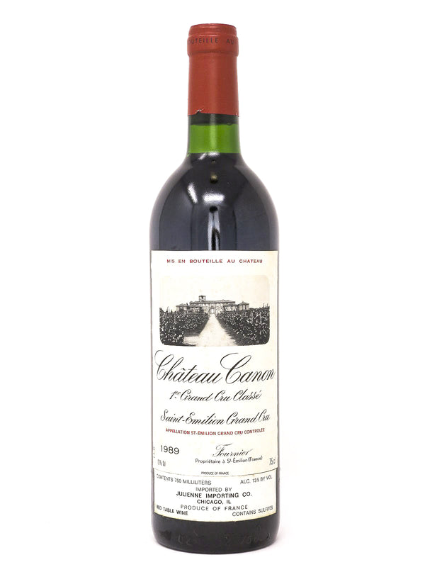 1989 Chateau Canon, Saint-Emilion Grand Cru, Bottle (750ml)