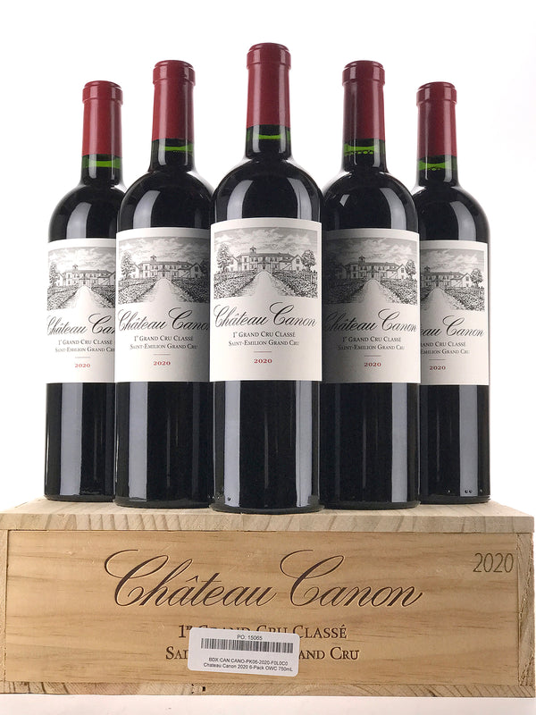 2020 Chateau Canon, Saint-Emilion Grand Cru, Case of 6 Btls