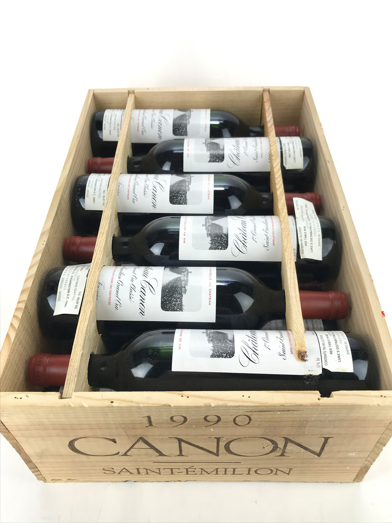 1990 Chateau Canon, Saint-Emilion Grand Cru, Case of 12 btls