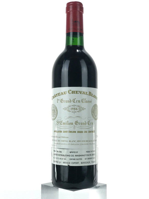 1986 Chateau Cheval Blanc, Saint-Emilion, Bottle (750ml)