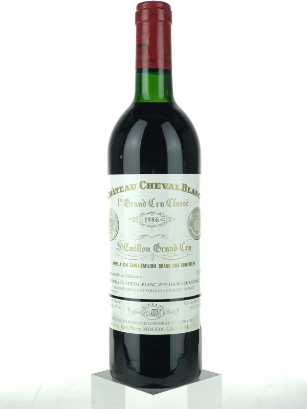 1986 Chateau Cheval Blanc, Saint-Emilion, Bottle (750ml) [Top Shoulder]