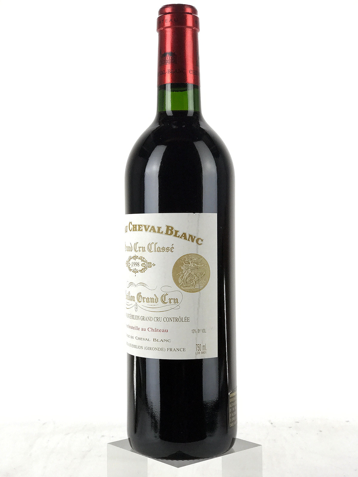 1998 Chateau Cheval Blanc, Saint-Emilion, Bottle (750ml) [Slightly  