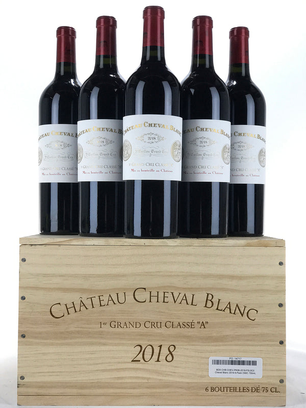 2018 Chateau Cheval Blanc, Saint-Emilion, Case of 6 btls