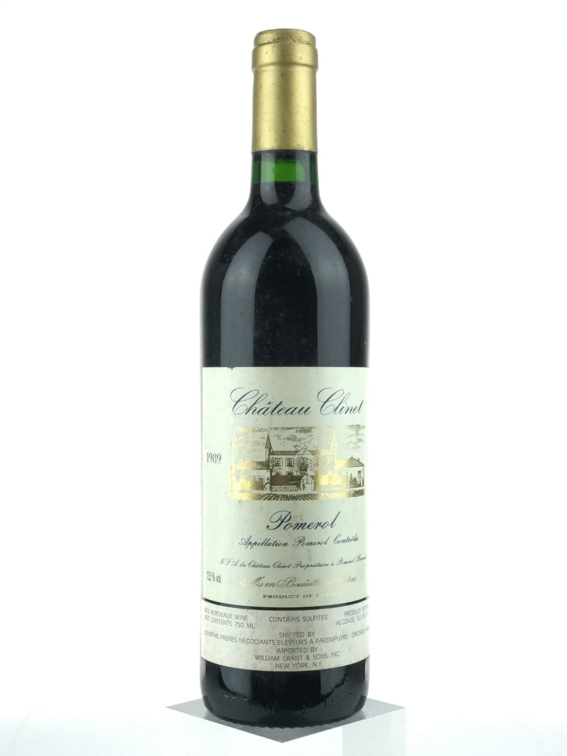 1989 Chateau Clinet, Pomerol, Bottle (750ml) [Slightly Soiled Label]