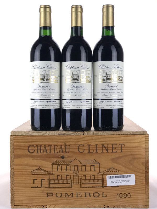 1990 Chateau Clinet, Pomerol, Case of 12 btls