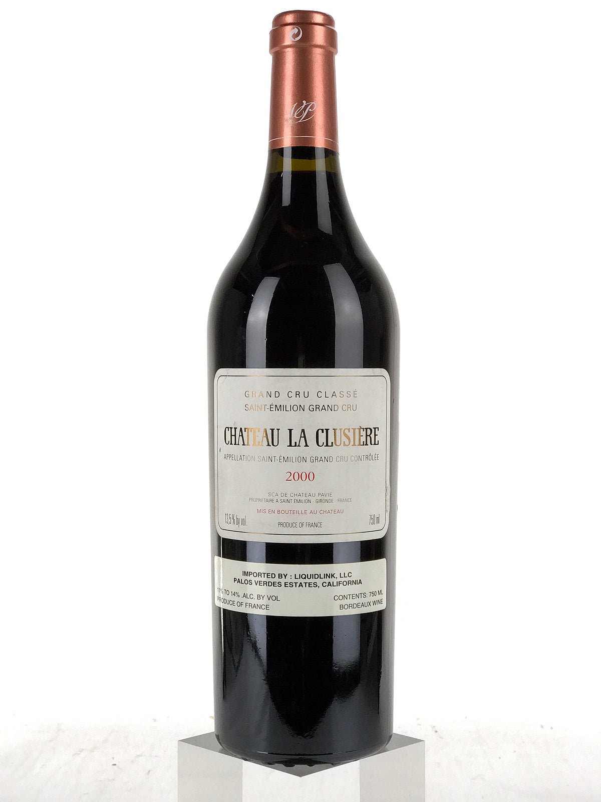 その他 Chateau La Clusiere2001 2000 Chateau La Clusiere, Saint-Emilion Grand Cru, Bottle (750ml)