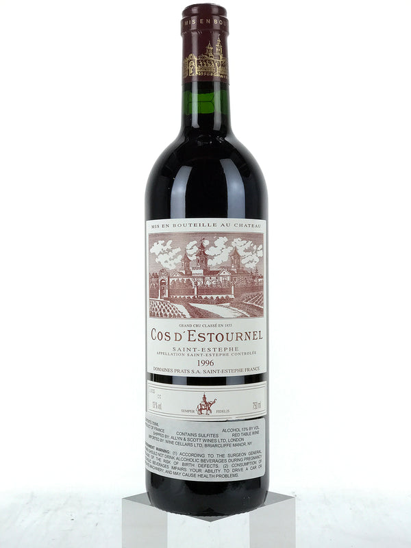 1996 Chateau Cos d'Estournel, Saint-Estephe, Bottle (750ml)