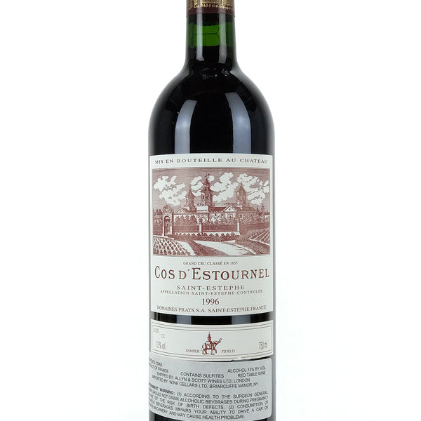 ワイン Cos d'Estournel 1996 750ml 1996 Chateau Cos d'Estournel, Saint-Estephe, Bottle (750ml)