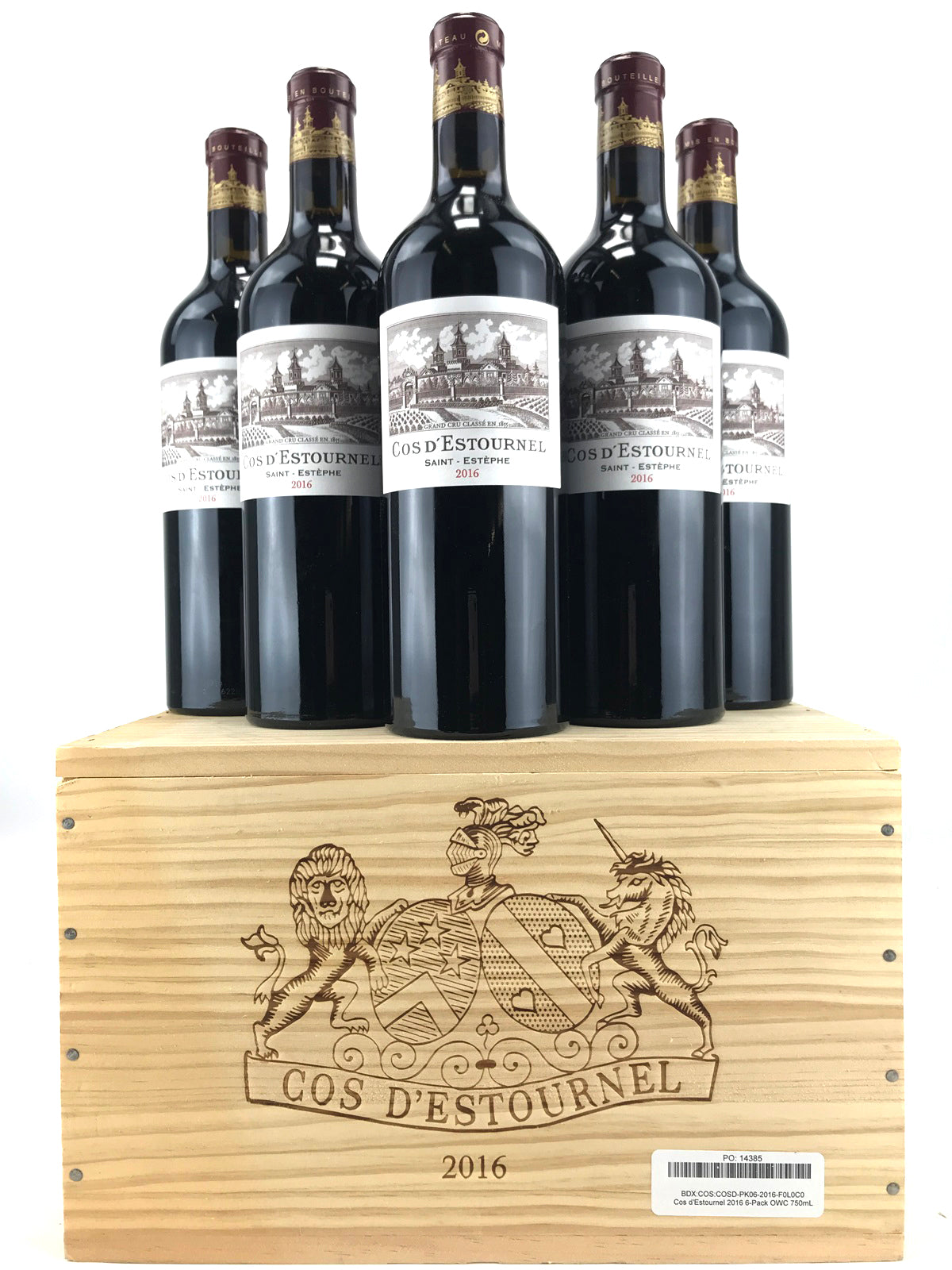 2016 Chateau Cos d'Estournel, Saint-Estephe, Case of 6 btls