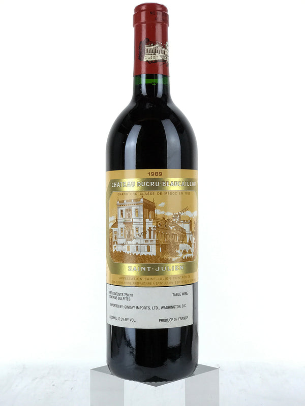 1989 Chateau Ducru-Beaucaillou, Saint-Julien, Bottle (750ml),  [Chateau Direct - Rebouche 2011]