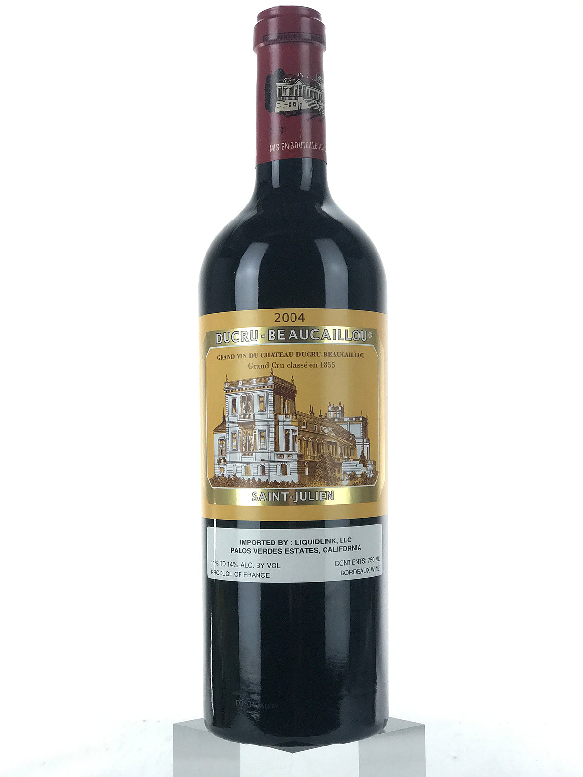 DUCRU-BEAUCAILLOU 2004 赤ワイン 2004 Chateau Ducru-Beaucaillou, Saint-Julien, Bottle (750ml)
